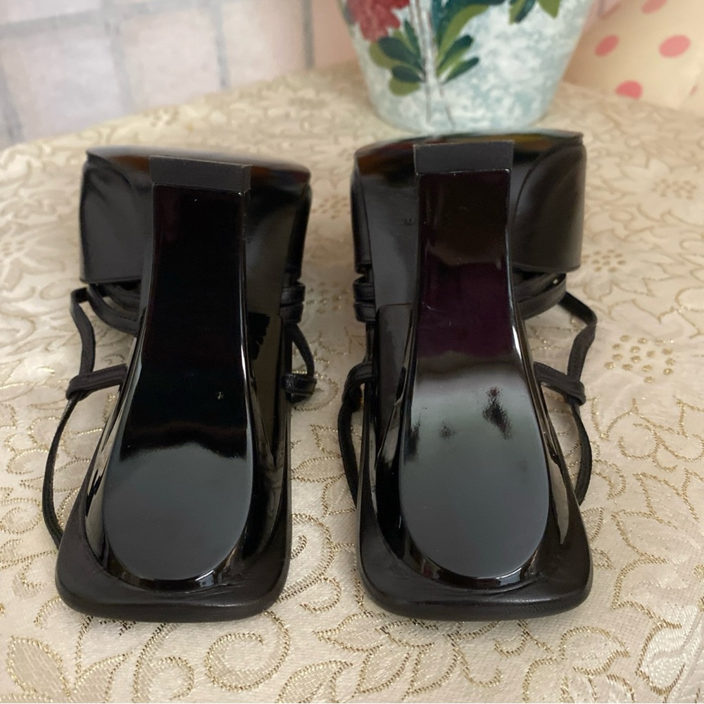 CHANEL New Black Pointed-Toe Slingback Heels Fits 5.5/6 (Euro 35.5) - Picture 14 of 16